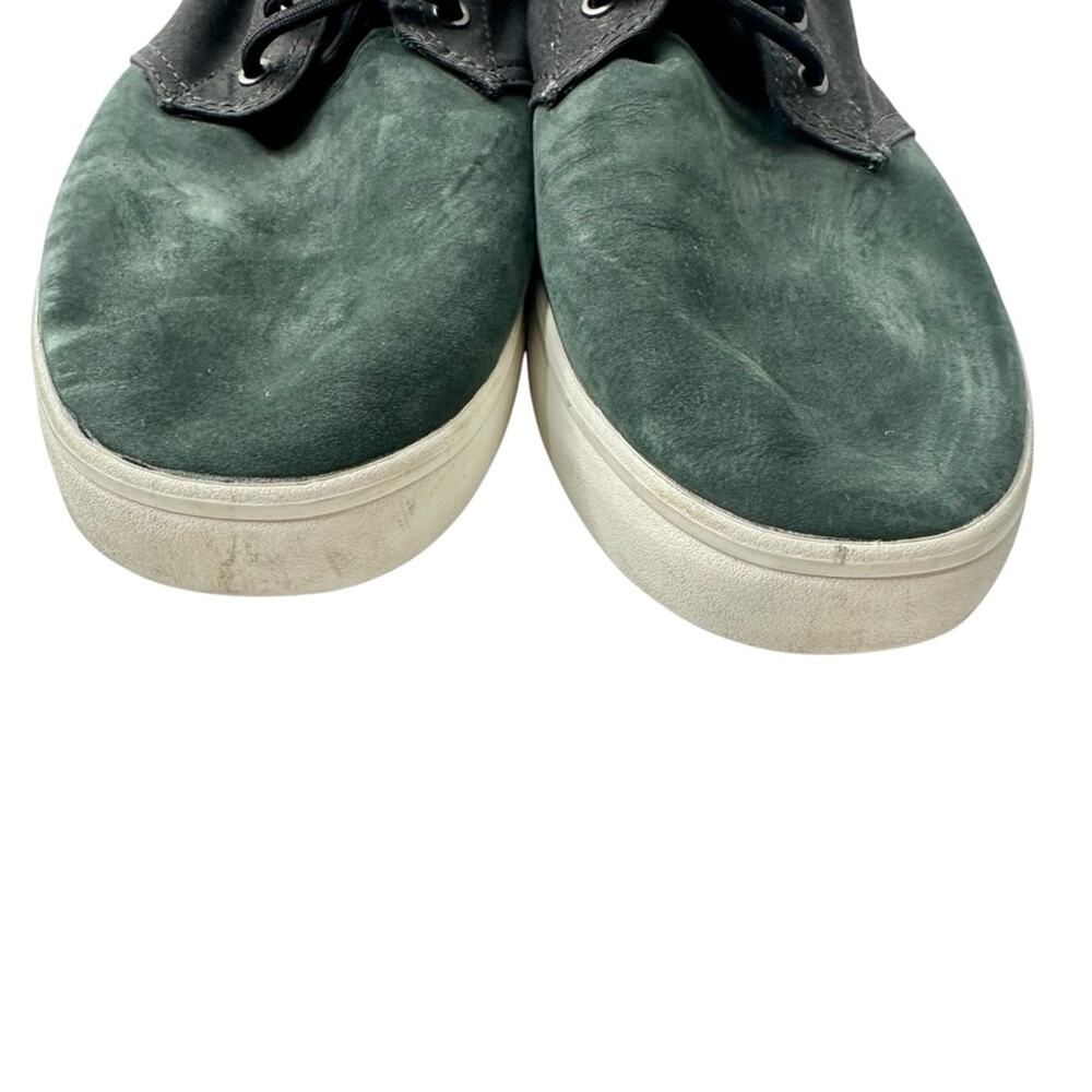 Timberland Newport Bay black canvas dark green suede men’s 10.5 chukka sneakers - Picture 3 of 10